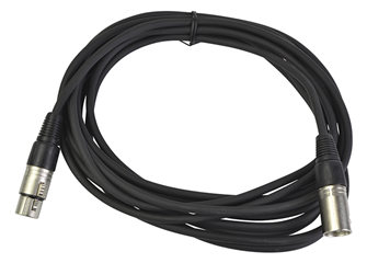 Mic Lead XLR Male to XLR Female Suits Balanced Mics - Choice of Cable Length